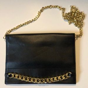 BCBGMaxazria clutch purse with detachable strap